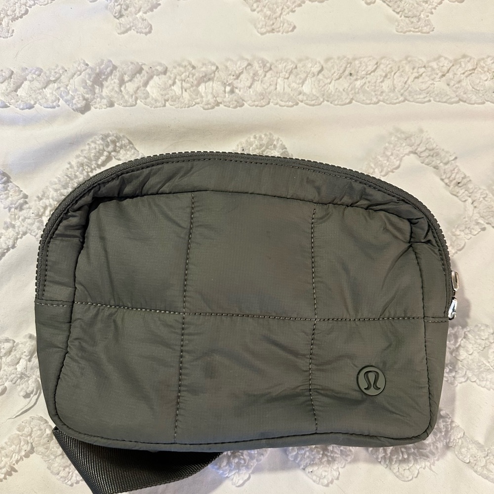 Lululemon Quilted Crossbody Bag - Gray
